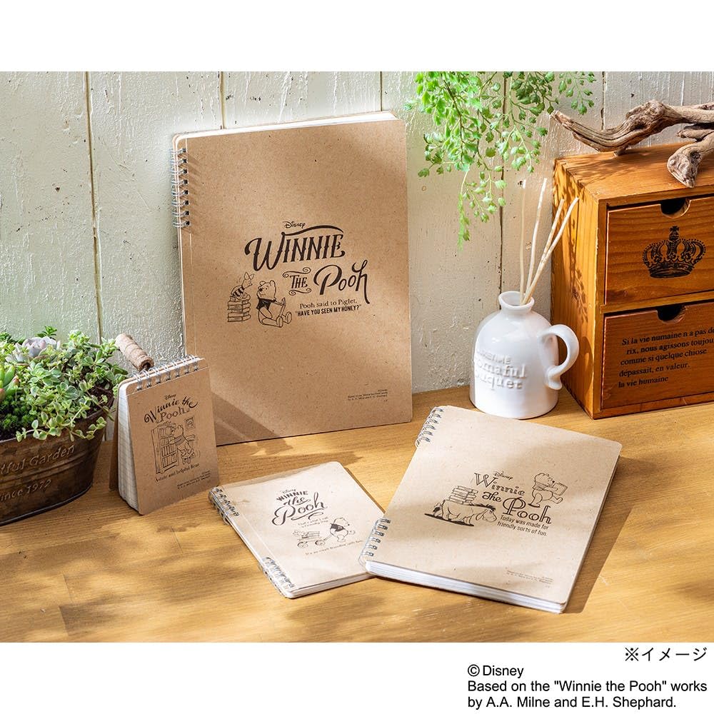 Amazon.co.jp: カインズ(CAINZ) Salasse くまのプーさん Wリングノート